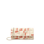 Portafoglio continental con catena FF<BR/> 8M0365 AV1YF1SY7 FENDI 