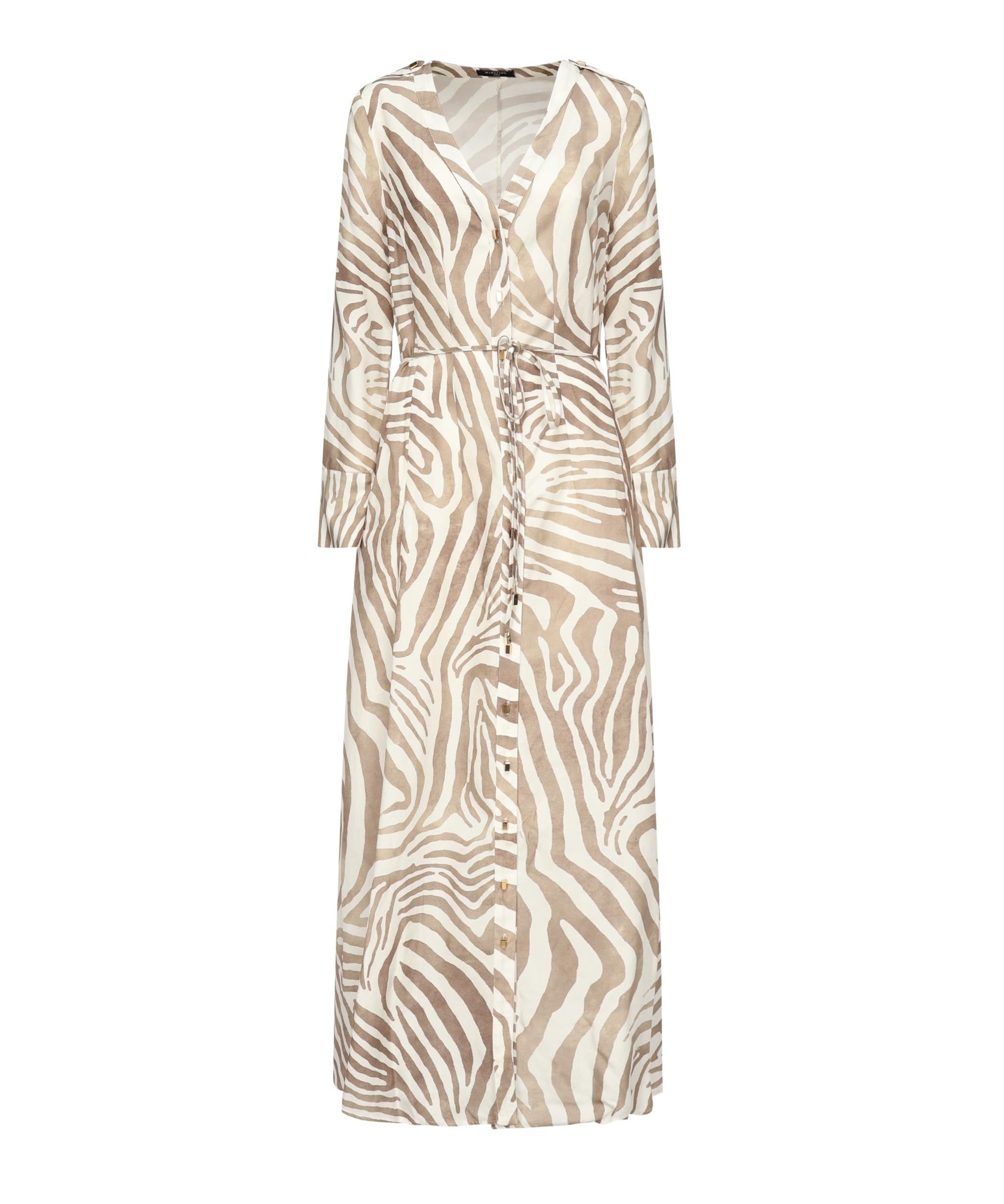 Abito animalier lungo 5GGK08 7314AP1LY MARCIANO BY GUESS 