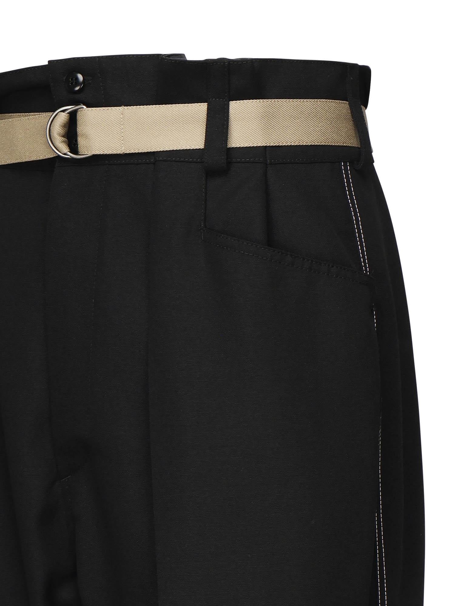 Pantaloni in lana S50KA0688 M35518900 MAISON MARGIELA 