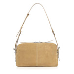 Borsa a spalla media Keeper Bag in suede 106676 A0F6L22O PINKO 