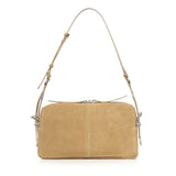 Borsa a spalla media Keeper Bag in suede 106676 A0F6L22O PINKO 