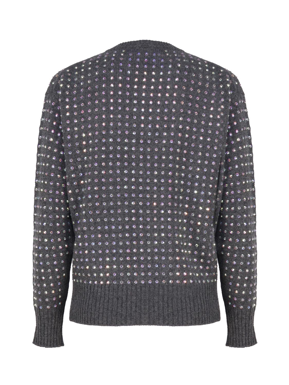 Maglia con strass applicati 2323661133600 UTA001 SPORTMAX 