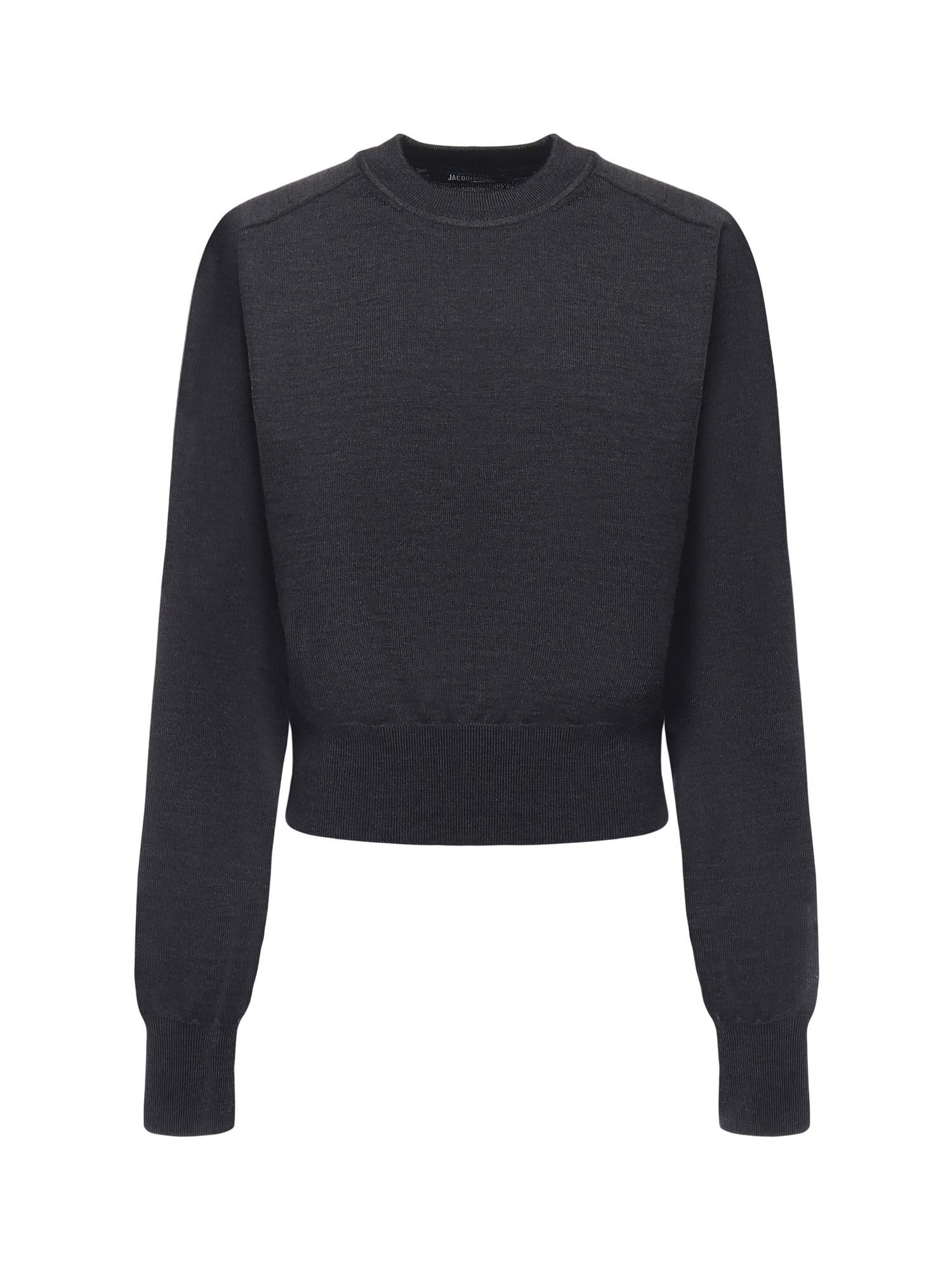 Maglione con logo ricamato 25HSWW00632AK00299 970 JACQUEMUS 