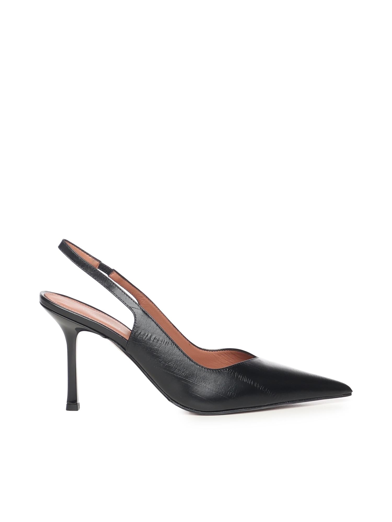 Décolleté slingback in pelle HOLLY 90 ANGUILLANERO GIULIANO GALIANO 