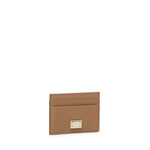 Portacarte in pelle con targhetta logata<BR/> BI0330 A10018M417 DOLCE & GABBANA 