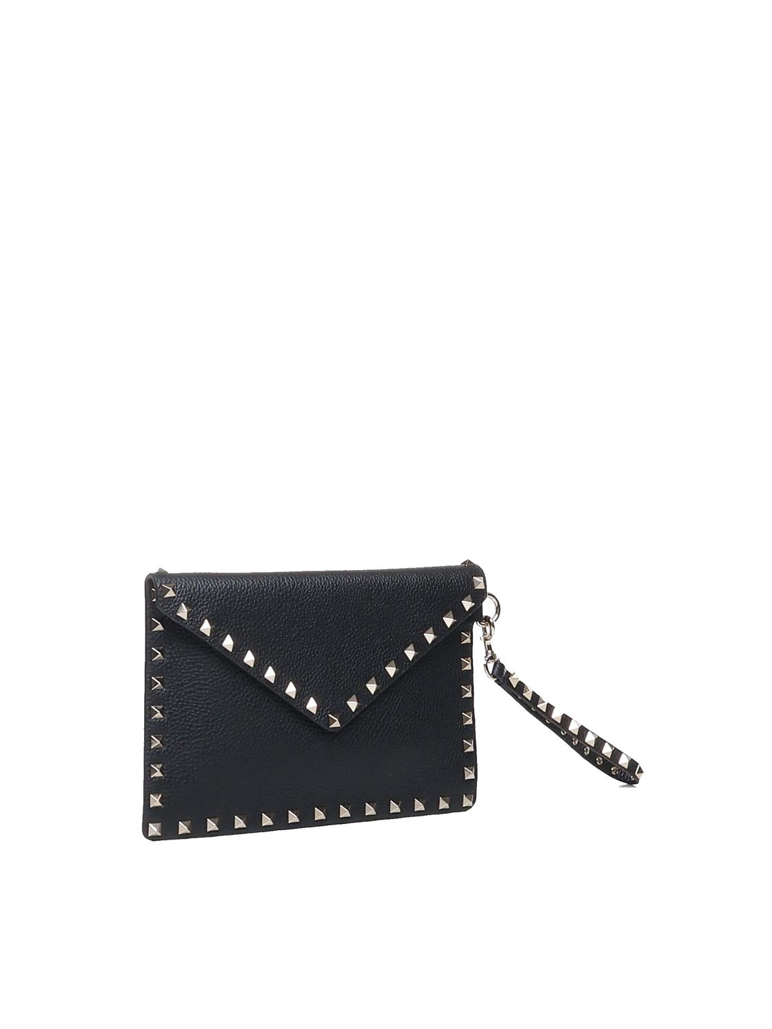 Pouch Rockstud in vitello granato 8W2P0P87 VSH0NO VALENTINO GARAVANI 