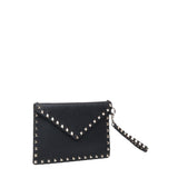 Pouch Rockstud in vitello granato 8W2P0P87 VSH0NO VALENTINO GARAVANI 