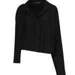 Camicia monospalla in popeline 839287 TRO371000 BALENCIAGA 