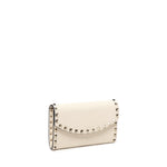 Portafoglio Rockstud in pelle con catena 7W2P0AR6 VSHI16 VALENTINO GARAVANI 