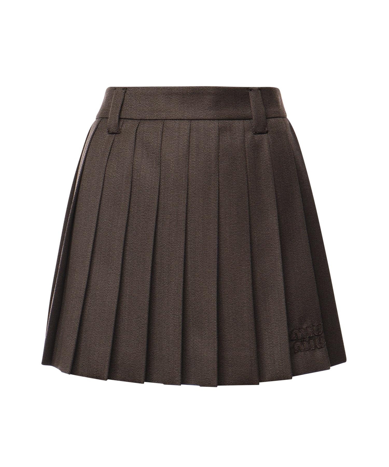 Minigonna plissé in tessuto cover MG2348 180RF0324 MIU MIU 