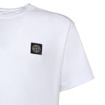T-shirt con patch Compass in jersey di cotone L1S152100027 S0013V0001 STONE ISLAND 