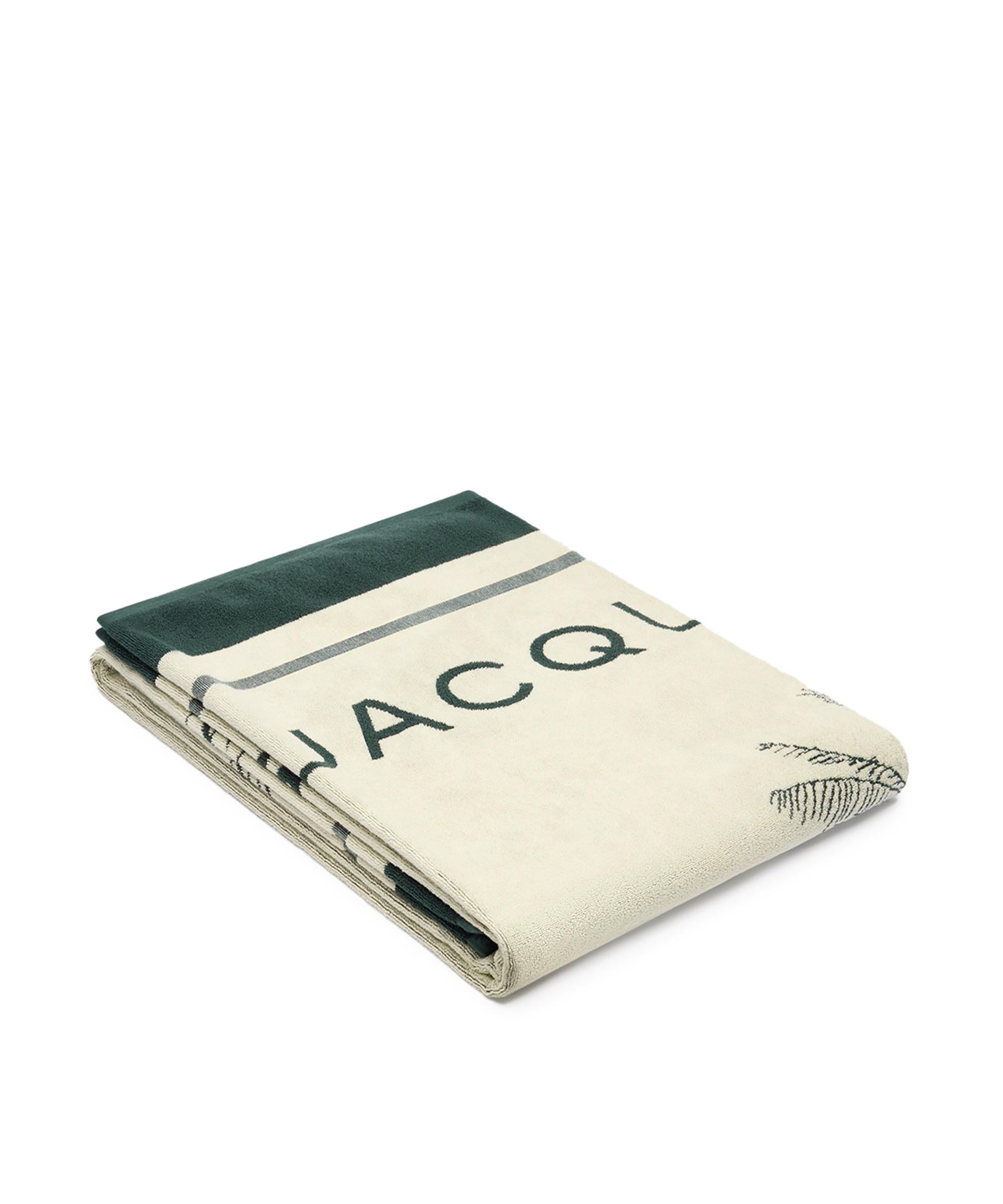 Telo da mare con logo jacquard 255AC737 60085CE JACQUEMUS 