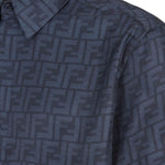 Camicia in seta FF jacquard FS0795 AKEEF0H5A FENDI 