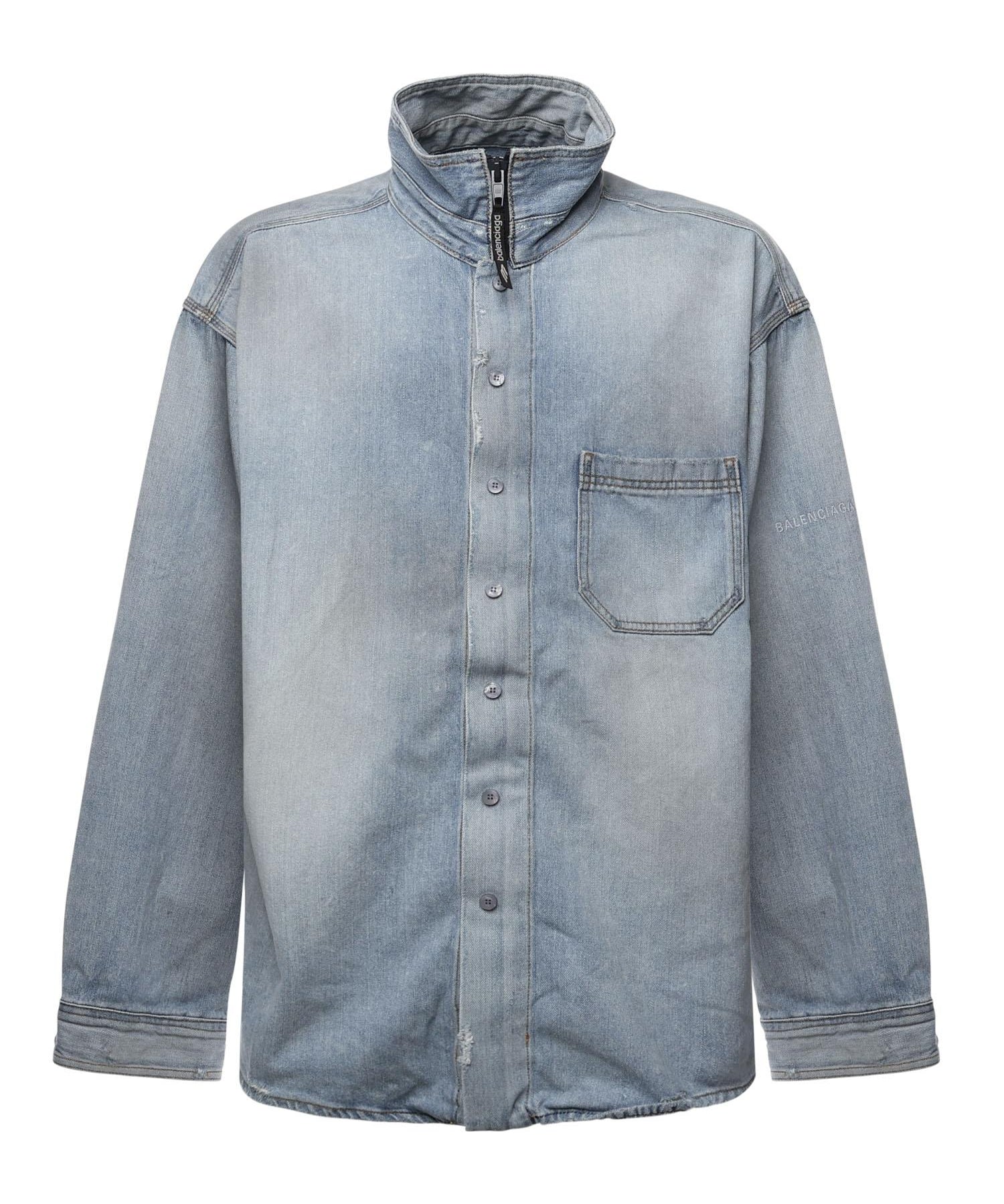 Camicia in denim di cotone 850059 TTWA34200 BALENCIAGA 