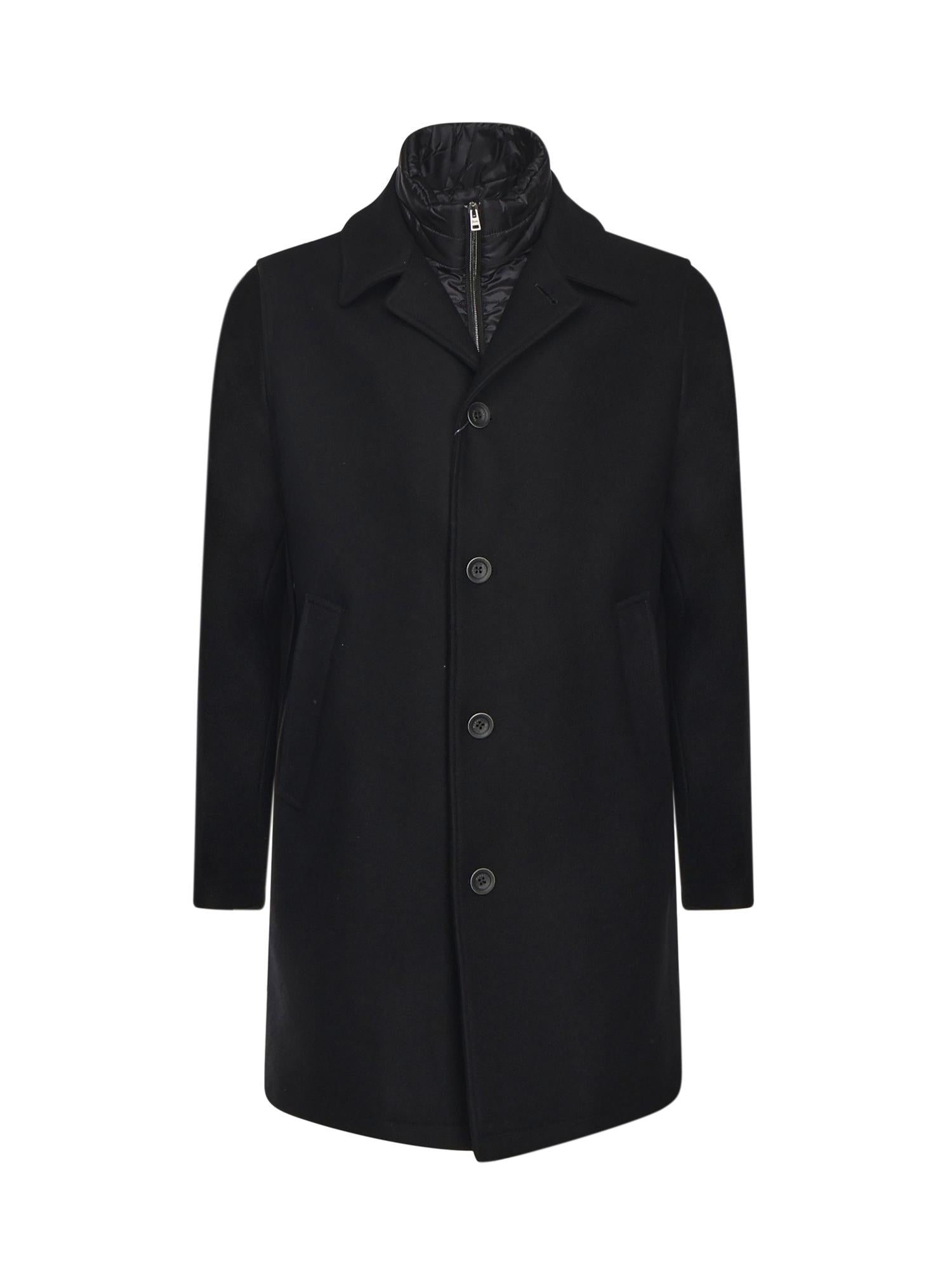 Cappotto monopetto in misto lana CA000215U 33432R9300 HERNO 