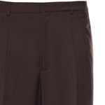 Pantalone regular in misto lana B6F0051 69M AMARANTO 
