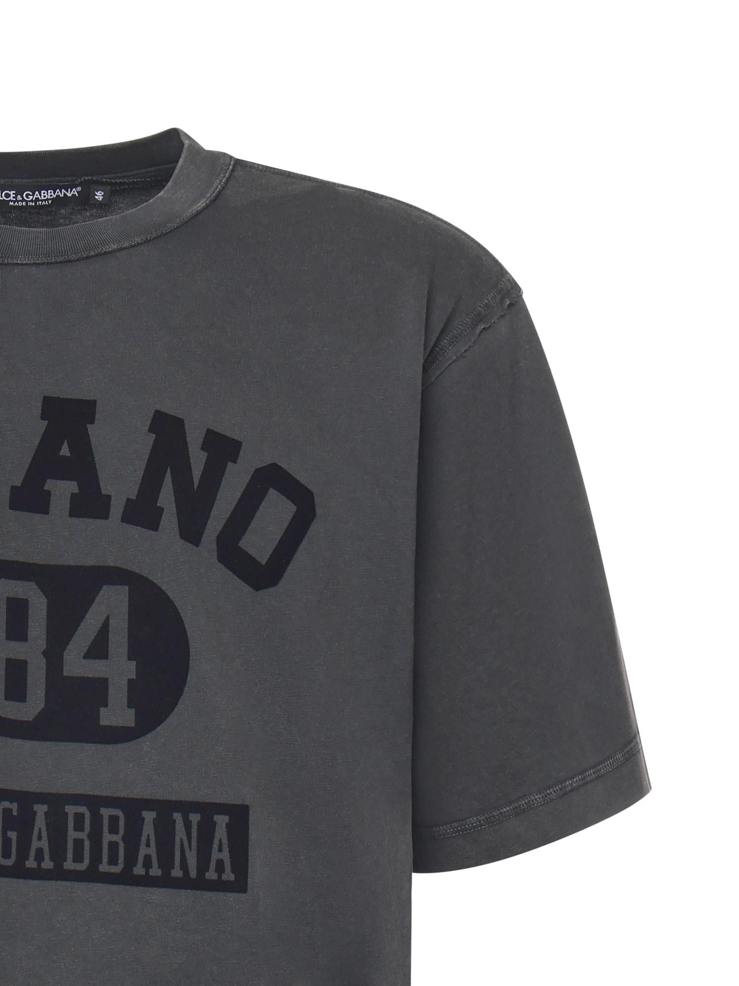 T-shirt in cotone con stampa G8RI4T G7PK9N0000 DOLCE & GABBANA 