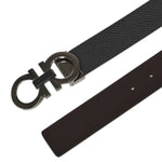 Cintura Gancini in pelle 670391 781607002 FERRAGAMO 