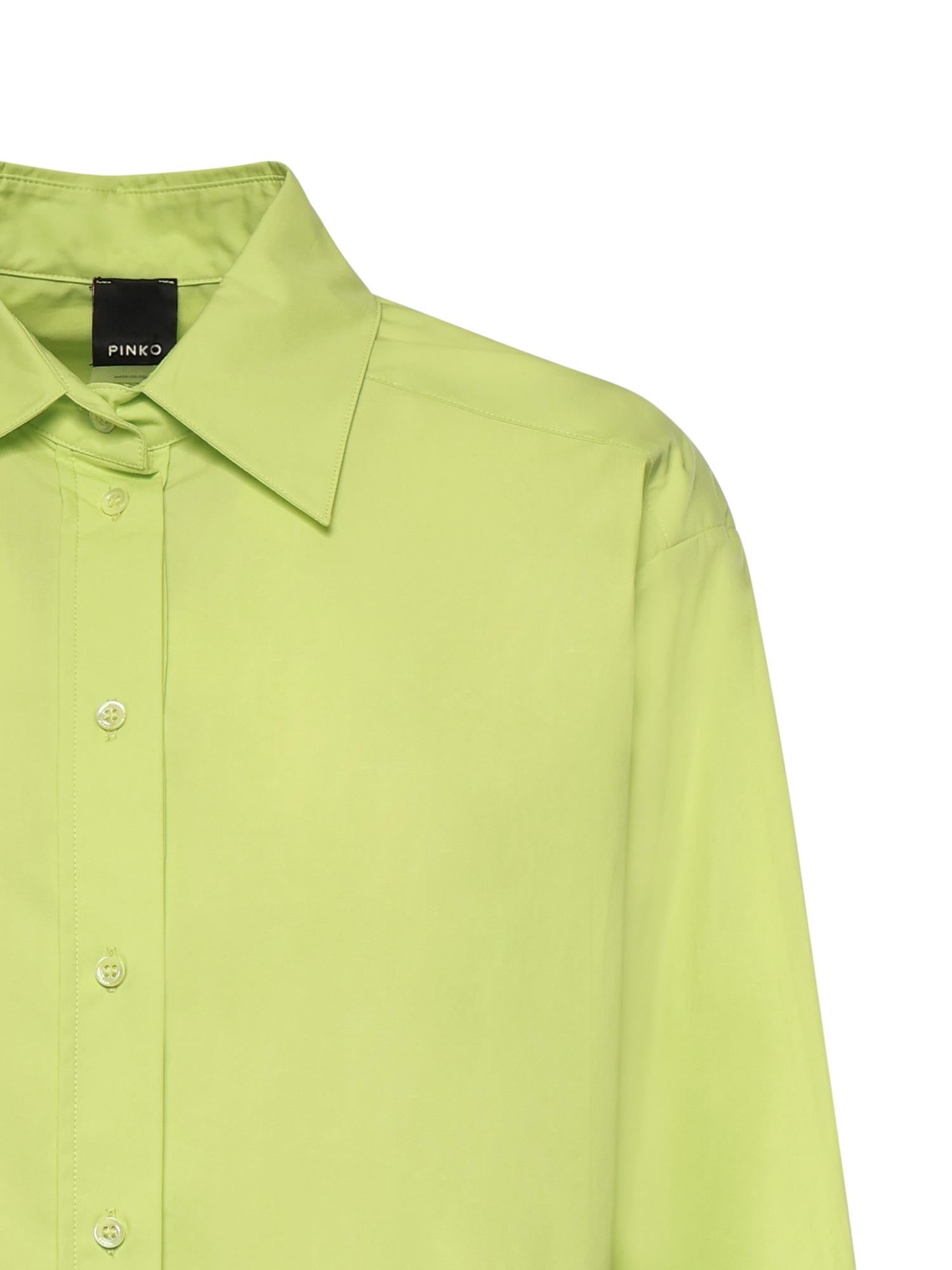 Camicia in popeline di cotone 107769 A3NRS62 PINKO 