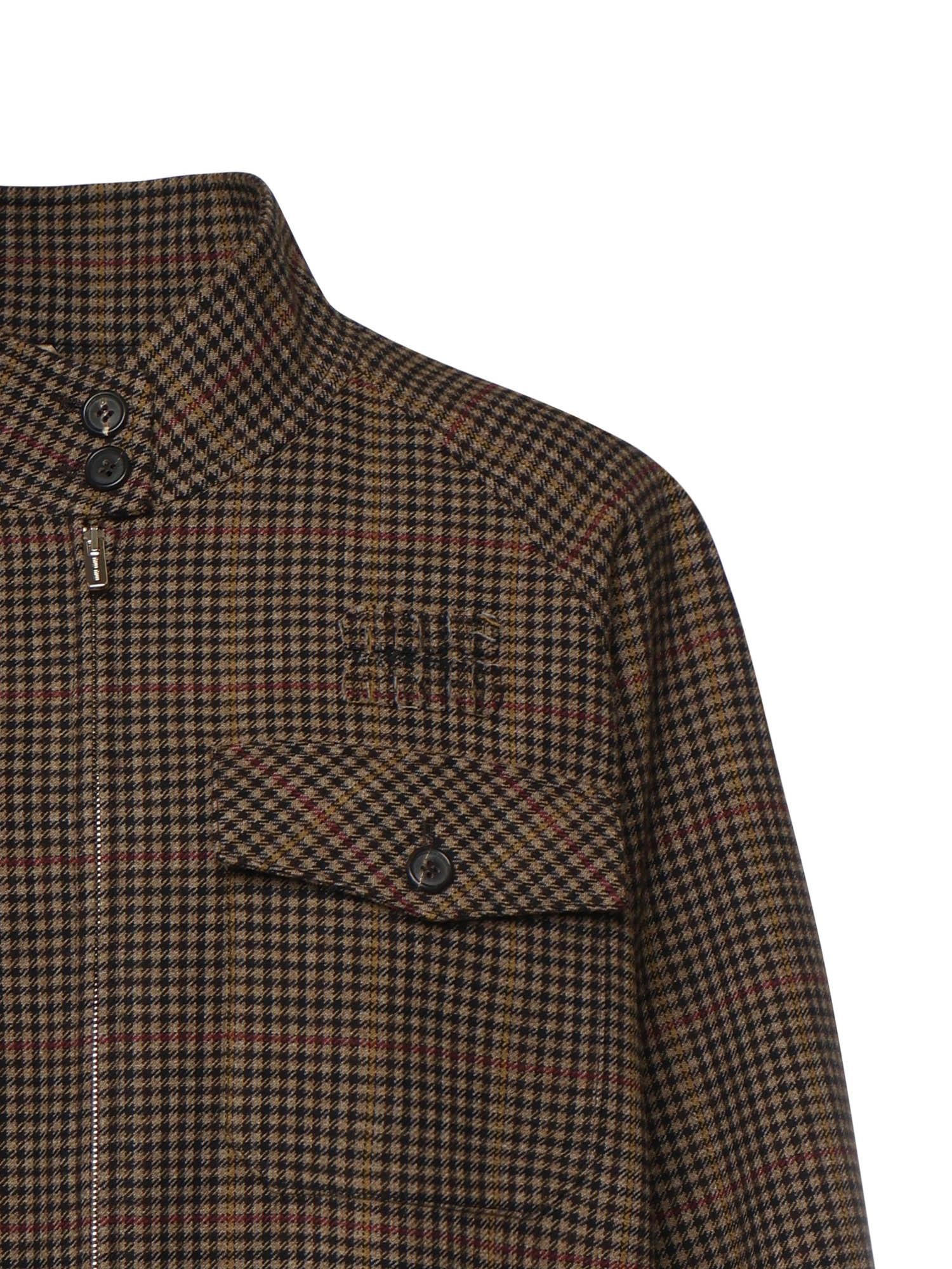 Blouson in Pied de poule check ML1261 181JF0040 MIU MIU 