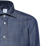 Camicia in lyocell e lino M75CAMK08TES0M146 11 ELEVENTY 