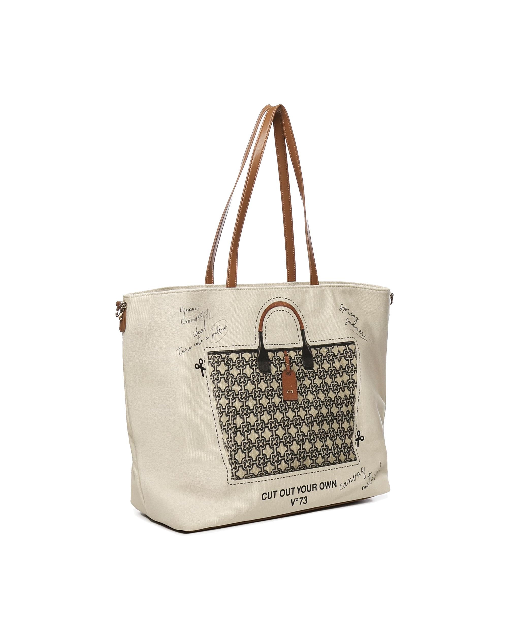 Tote bag Future 73BS8VJ01 FUTURENATUR/MULTICOLOR V° 73 