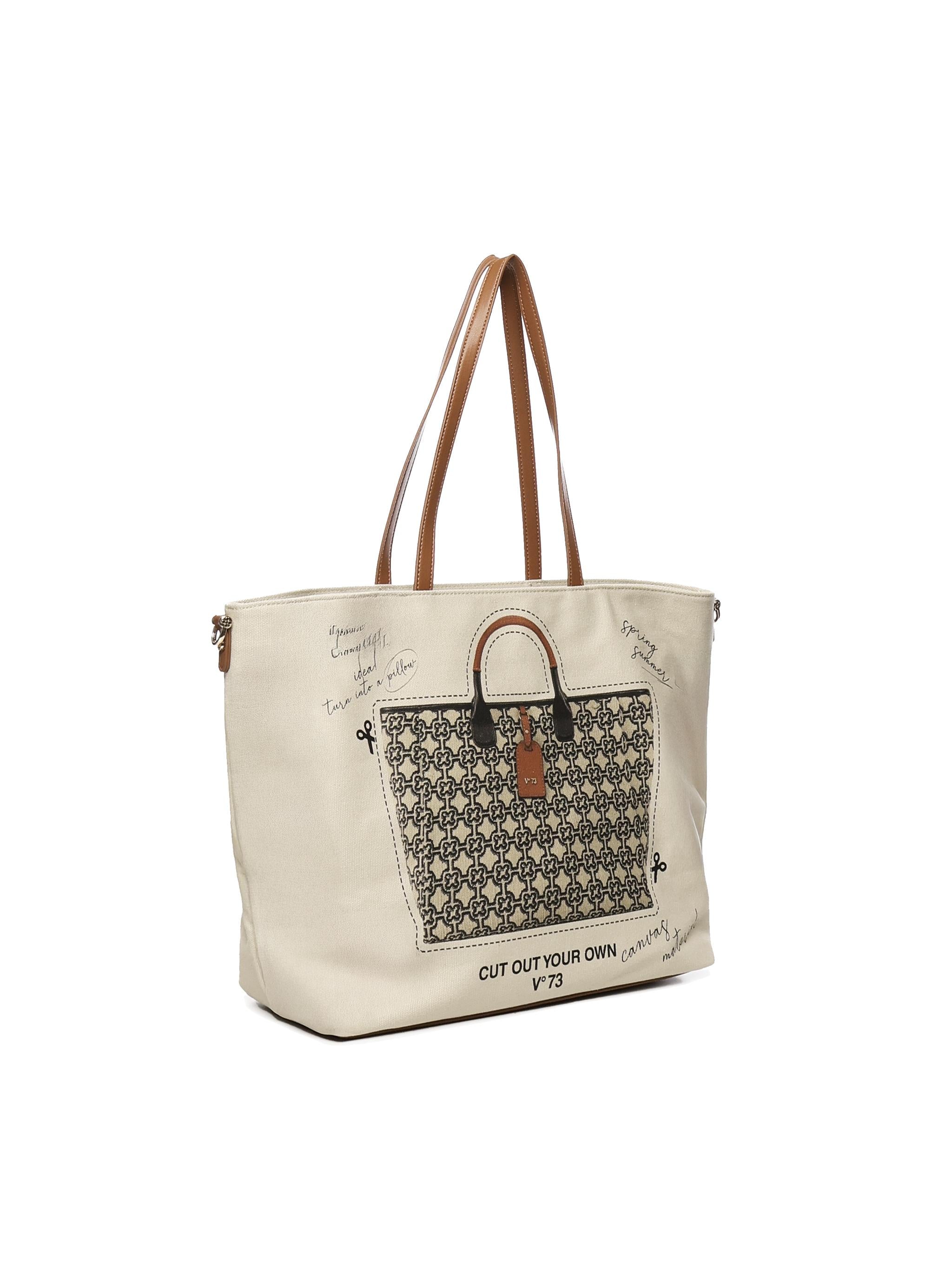 Tote bag Future 73BS8VJ01 FUTURENATUR/MULTICOLOR V° 73 