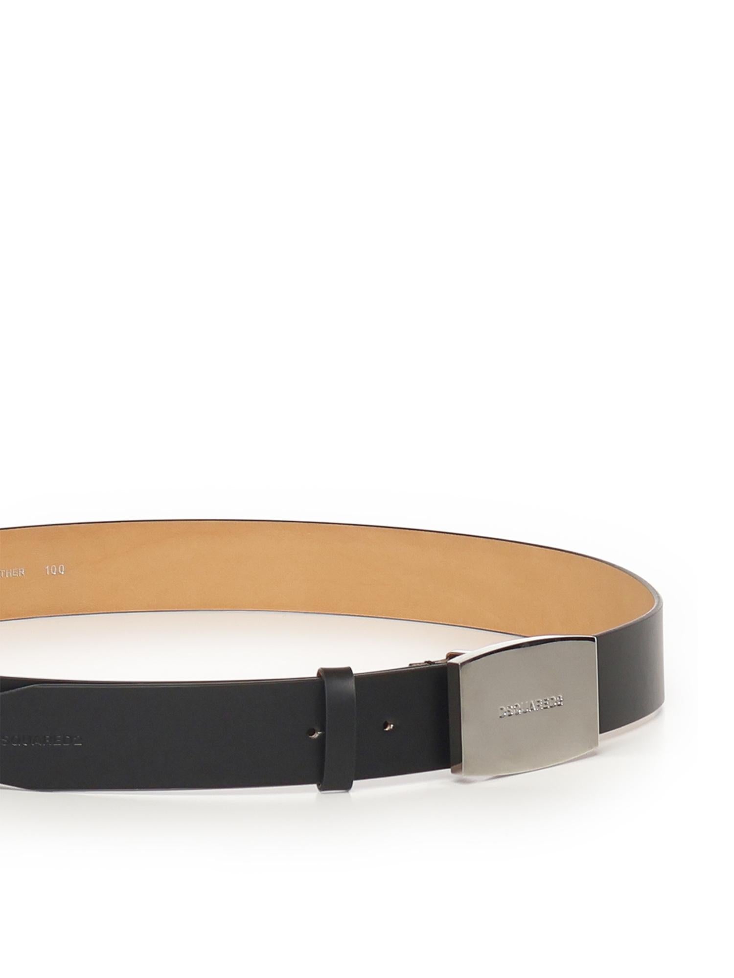 Cintura City Nights con logo BEM0622 M802 DSQUARED2 
