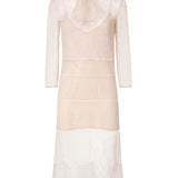 Abito midi in pizzo FDD444 AYNHF1M26 FENDI 