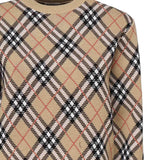 Pullover in misto lana e mohair Check 8110514 C1309 BURBERRY 