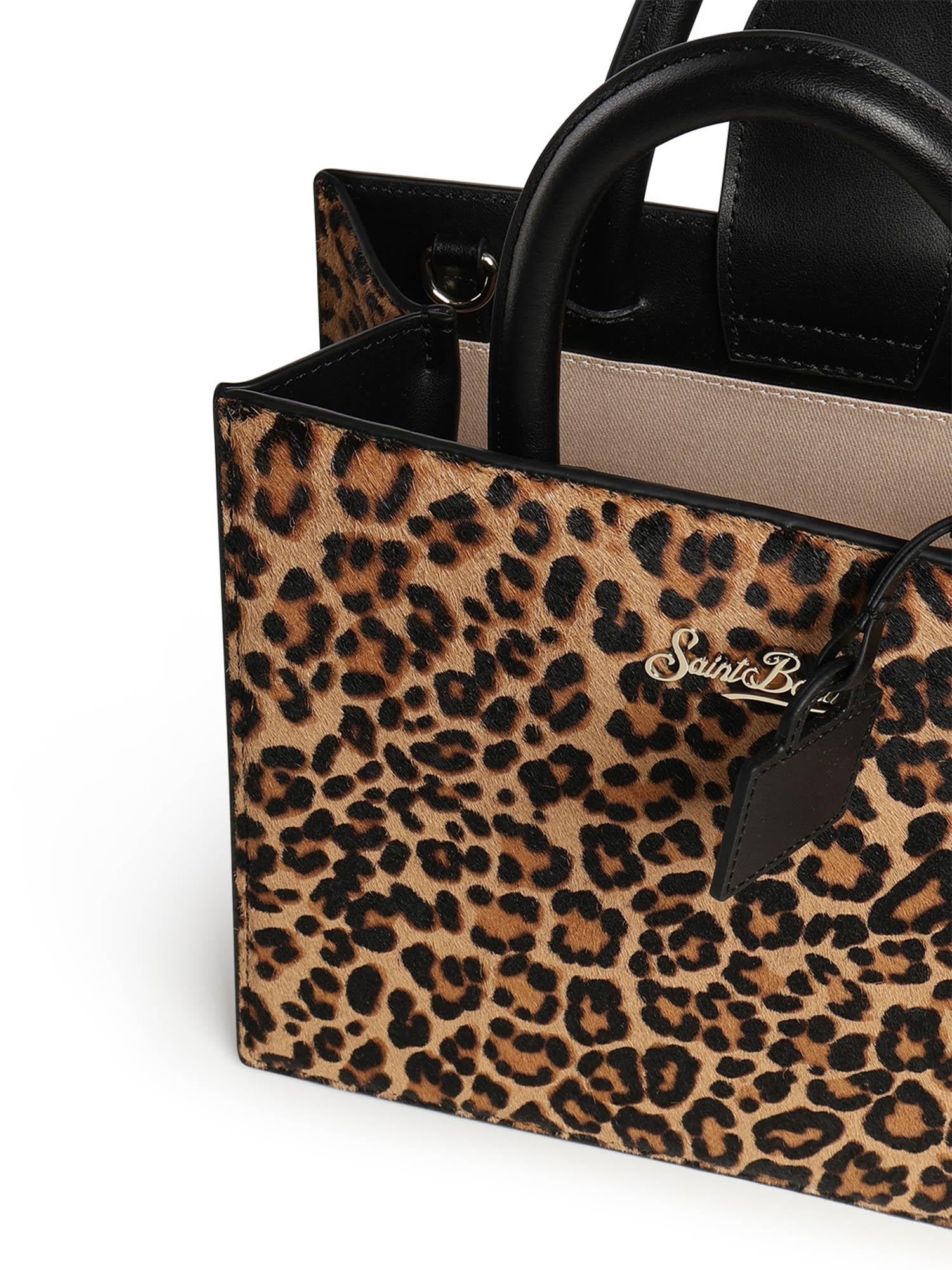 Borsa Shop Bag Midi con stampa leopardata SHBM0001 00003L MC2 SAINT BARTH 