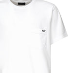 T-shirt con logo ricamato NPMB3501280UCX B001 FAY 