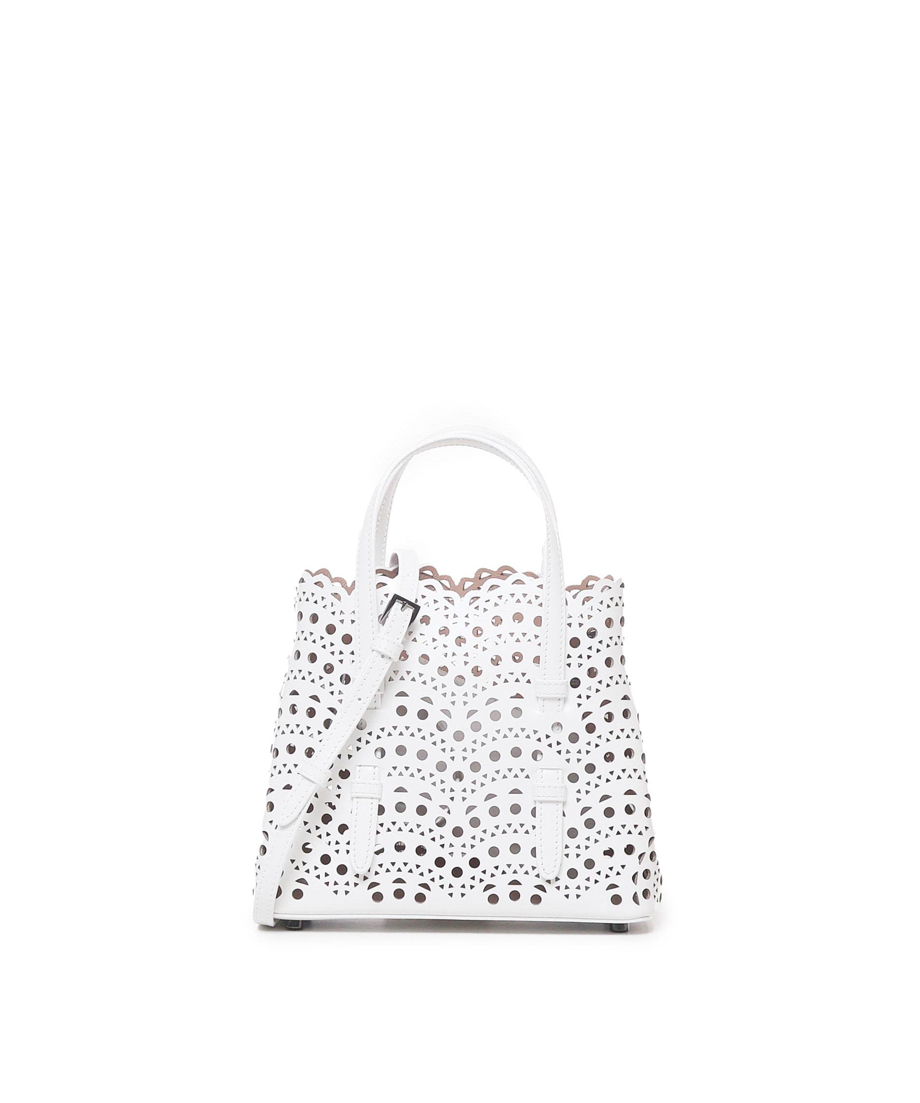Borsa Mina 20 in pelle di vitello AA1S06720C0A44 010 ALAIA 