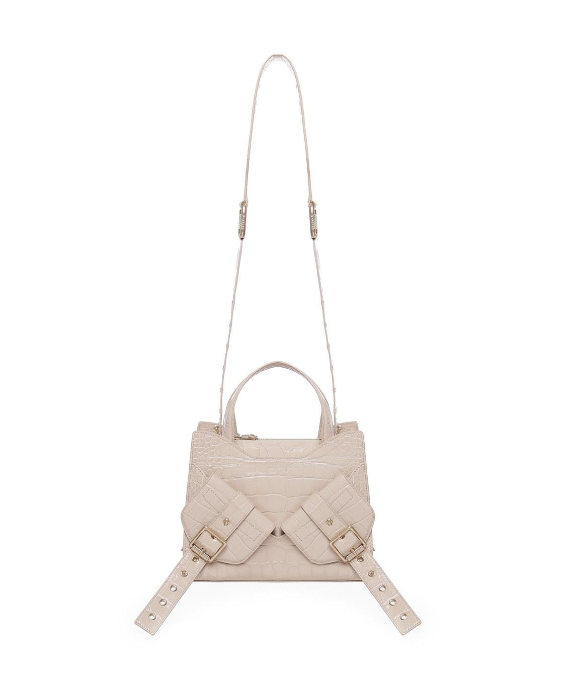 Borsa tracolla crossbody Y2K.003 FBBP70003COC -BEIG/ORO BIASIA 