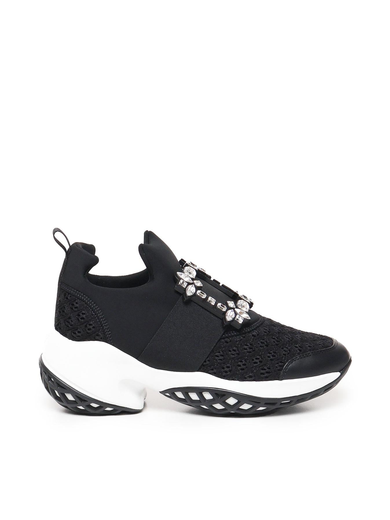 Viv' Run strass buckle sneakers RVW50624180KOT B999 ROGER VIVIER 