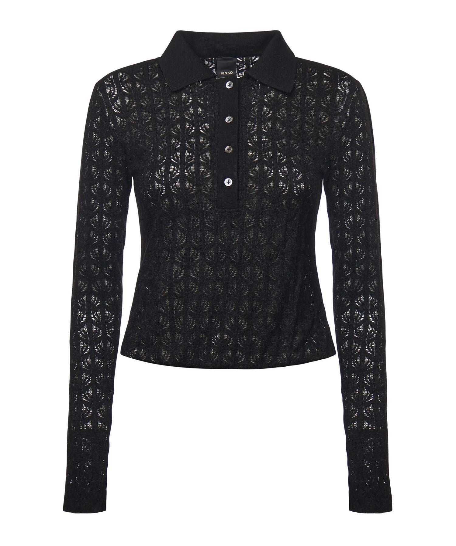 Maglia body in pizzo 105977 A2YIZ99 PINKO 