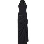 Abito lungo con scollo all'americana COPR238F5022 BLK COPERNI 