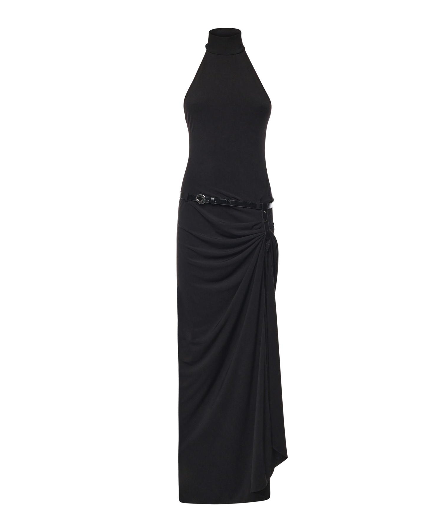 Abito lungo con scollo all'americana COPR238F5022 BLK COPERNI 