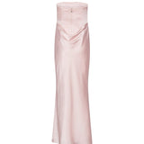 Abito bustier in raso 116336 345 ROTATE 