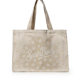Borsa Essential in denim con stampa bandana EBAGN006 09193L MC2 SAINT BARTH 