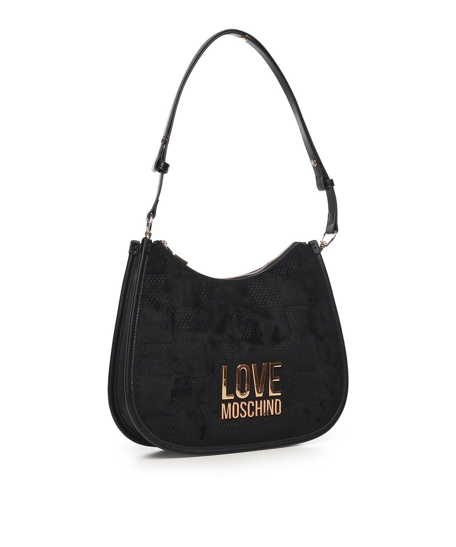 Borsa a spalla con logo JC4126PP0NKB1 00A LOVE MOSCHINO 