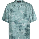 Camicia con stampa in seta AMTOSH1126 395 AMIRI 