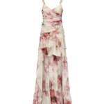 Abito lungo stampa floreale<BR/> 5GGK31 7310AP0JD MARCIANO BY GUESS 