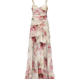 Abito lungo stampa floreale<BR/> 5GGK31 7310AP0JD MARCIANO BY GUESS 
