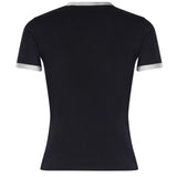 T-shirt con logo VESJTS017JS0070 9901 COURREGES 