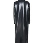 Long coat in ecopelle MMD4157 GRIGIO MARIUCCIA Milano 