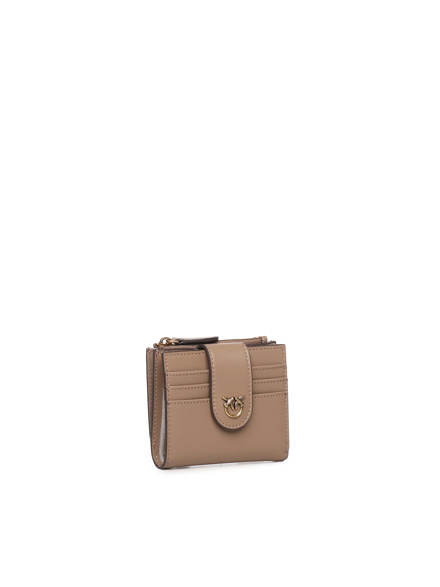 Portafoglio zip-around in nappa 103610 A0F1D01Q PINKO 