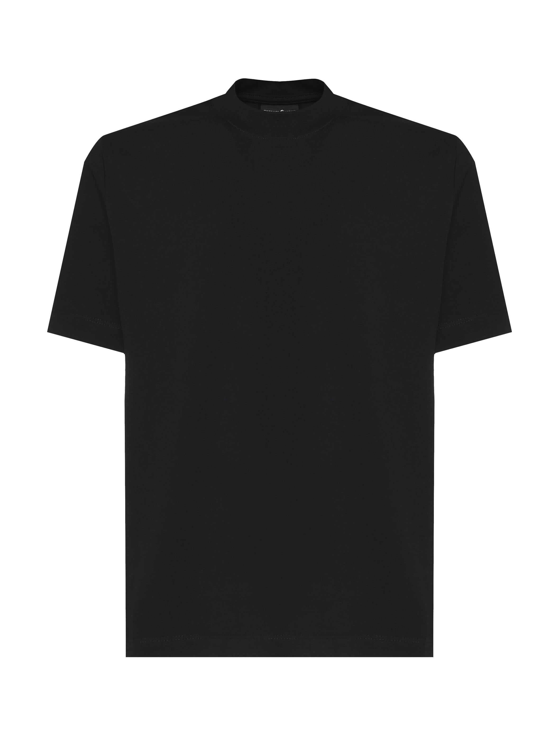 T-shirt Fuego in cotone FUEGO NERO GIULIANO GALIANO 