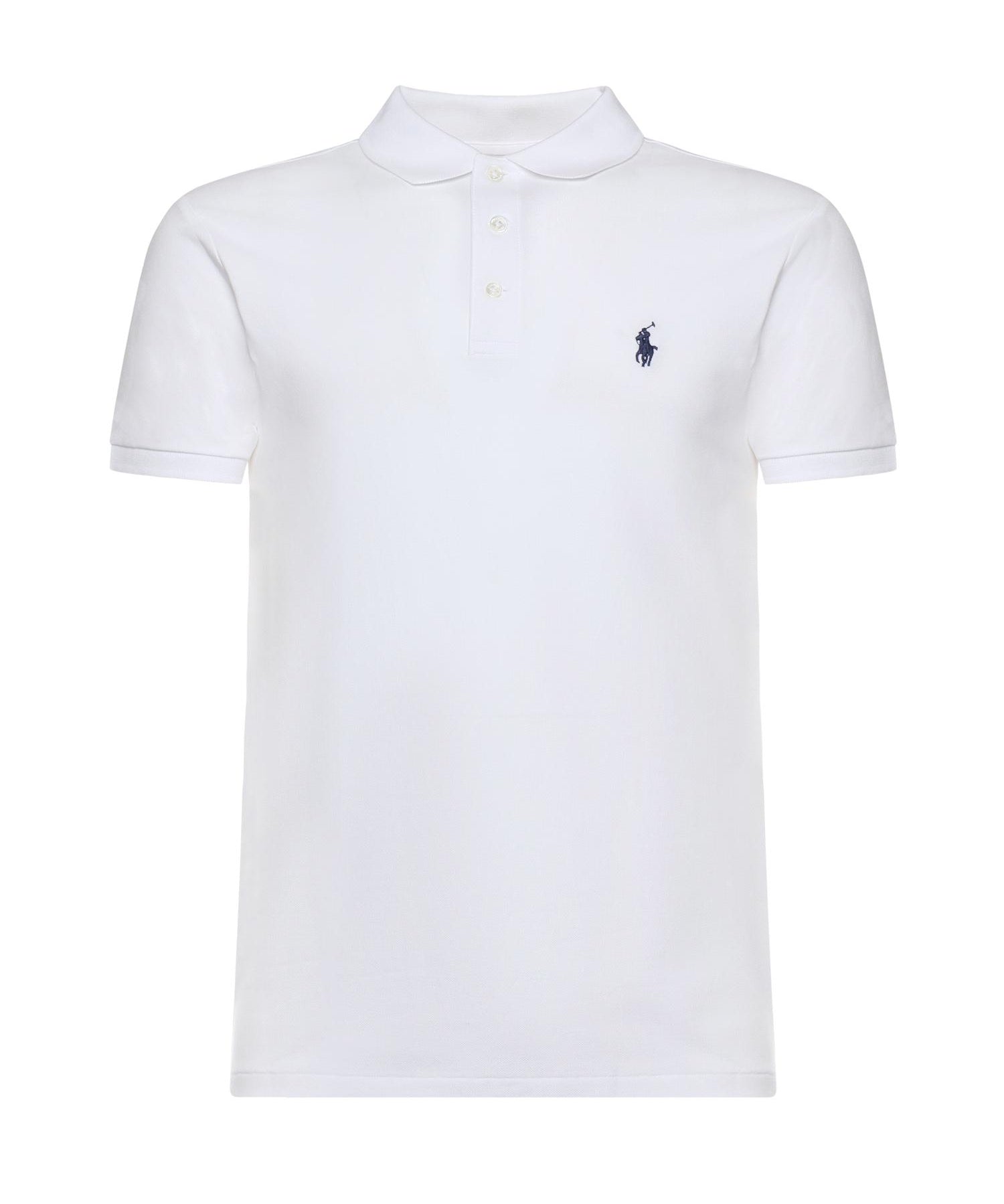 Polo in cotone con logo 710941439 002 POLO RALPH LAUREN 