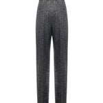 Pantaloni in lana rigata FTDC7T FRZANS8051 DOLCE & GABBANA 